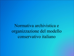 modello conservativo