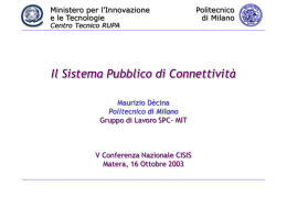 SPC, il sistema pubblico di connettività