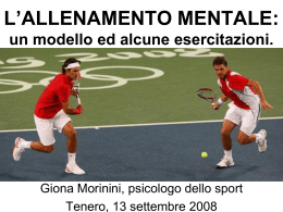 allenamento mentale Giona Morinini