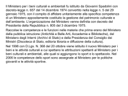 organizzazione amministrativa del Ministero (vnd.ms