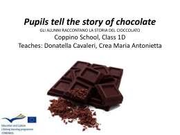 il cioccolato - Improving key Competences Through Stories And