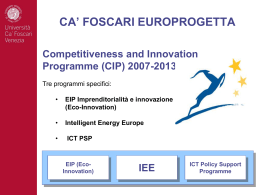 INTERNET: Homepage Ricerca