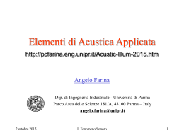 Lezione-1 - Angelo Farina