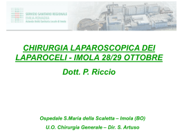 chirurgia laparoscopica dei laparoceli - imola 28