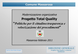 Progetto total quality