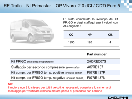 Renault Trafic- Nissan Primastar- Opel Vivro 2.0 dCI / CDTi Euro5
