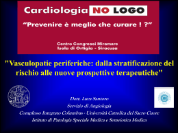 Presentazione Dott. Santoro Siracusa 2010