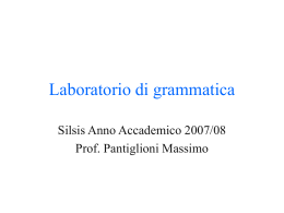 obiettivi formativi - Università degli Studi di Pavia