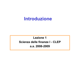 SFI - 1 Introduzione.. - Università di Bologna