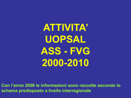 Dati attività SPSAL 2000-2010