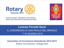 Lorenzo Ferretti Garsi – Il Congresso di San Paolo, Brasile 7