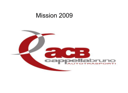 Mission 2009 - Paolo Ruggeri