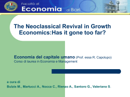 The neoclassical revivasl in growth economics: has it gone too far?