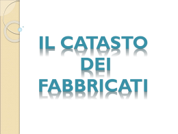 Catasto dei Fabbricati - Geometra Gianmarco Calato