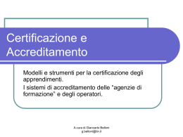 Certificazione e Accreditamento