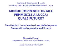 Scarica le slide di presentazione (pdf - 118 Kb)