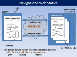 Navigazione Web Statica e Dinamica