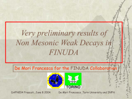 First results on Hypernuclear Weak Decays by FINUDA