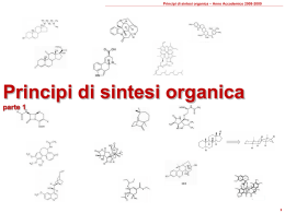 Principi di sintesi organica parte 1
