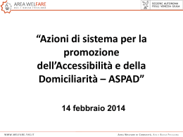 Presentazione Elena Canciani – Progetto ASPAD