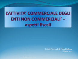 L`ATTIVITA` COMMERCIALE DELLE UNIVERSITA`