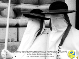 ISTITUTO TECNICO COMMERCIALE PITAGORA TARANTO I riti