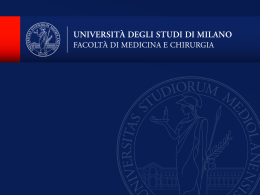 Titolo della slide - Università degli Studi di Milano
