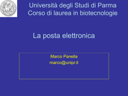 versione ppt - Università degli Studi di Parma
