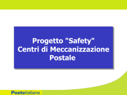 Progetto "Safety"