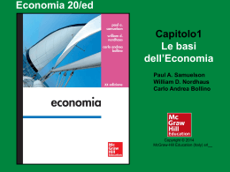 Capitolo 1 - Le basi dell`Economia