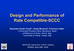Design and Performance of Rate Compatible