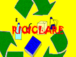 riciclare separa i tuoi rifiuti