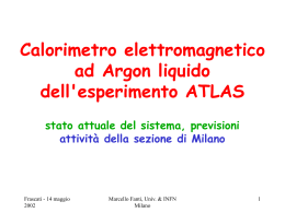 Attività della Sezione di Milano nella comunità ATLAS Liquid Argon