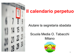 Il calendario perpetuo