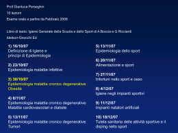 Lezione 3 - Scienze Motorie