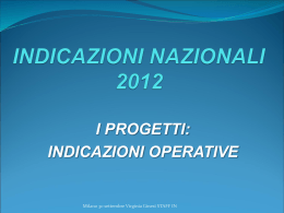 indicazioni operative &ndash; intervento Ginesi