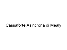 Cassaforte Asincrona di Mealy