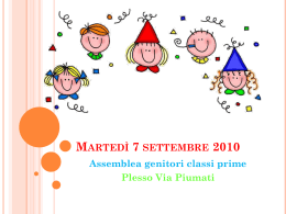 Marted&igrave; 7 settembre 2010 - Siti web cooperativi per le scuole