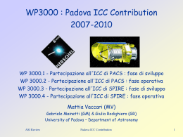 Padova ICC Contributions