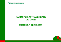 Le slides presentate al Tavolo Tecnico di
