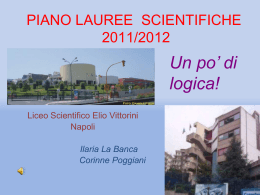 piano lauree scientifiche 2011/2012