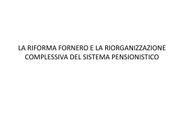 Diapositiva 1 - Dipartimento di Scienze Politiche e Sociali