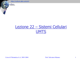 Sistemi Cellulari 2