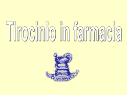Tirocinio in Farmacia