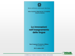 martinengo 1 - Progetto Lingue