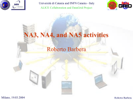NA3, NA4, and NA5 activities