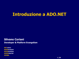 Introduzione a ADO.NET