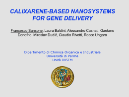 calixarene-based nanosystems for gene delivery