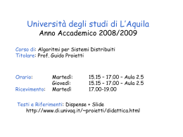 v - University of L`Aquila