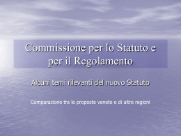 Scarica in formato Power Point - Consiglio Regionale del Veneto